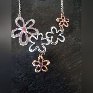 Avon Floral Jewelry Set – Necklace, Earrings & Bracelet